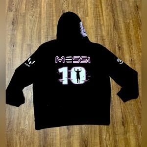 Hard Rock Lionel Messi Live Greatness Black Hoodie Mens XL | Condition Is GREAT